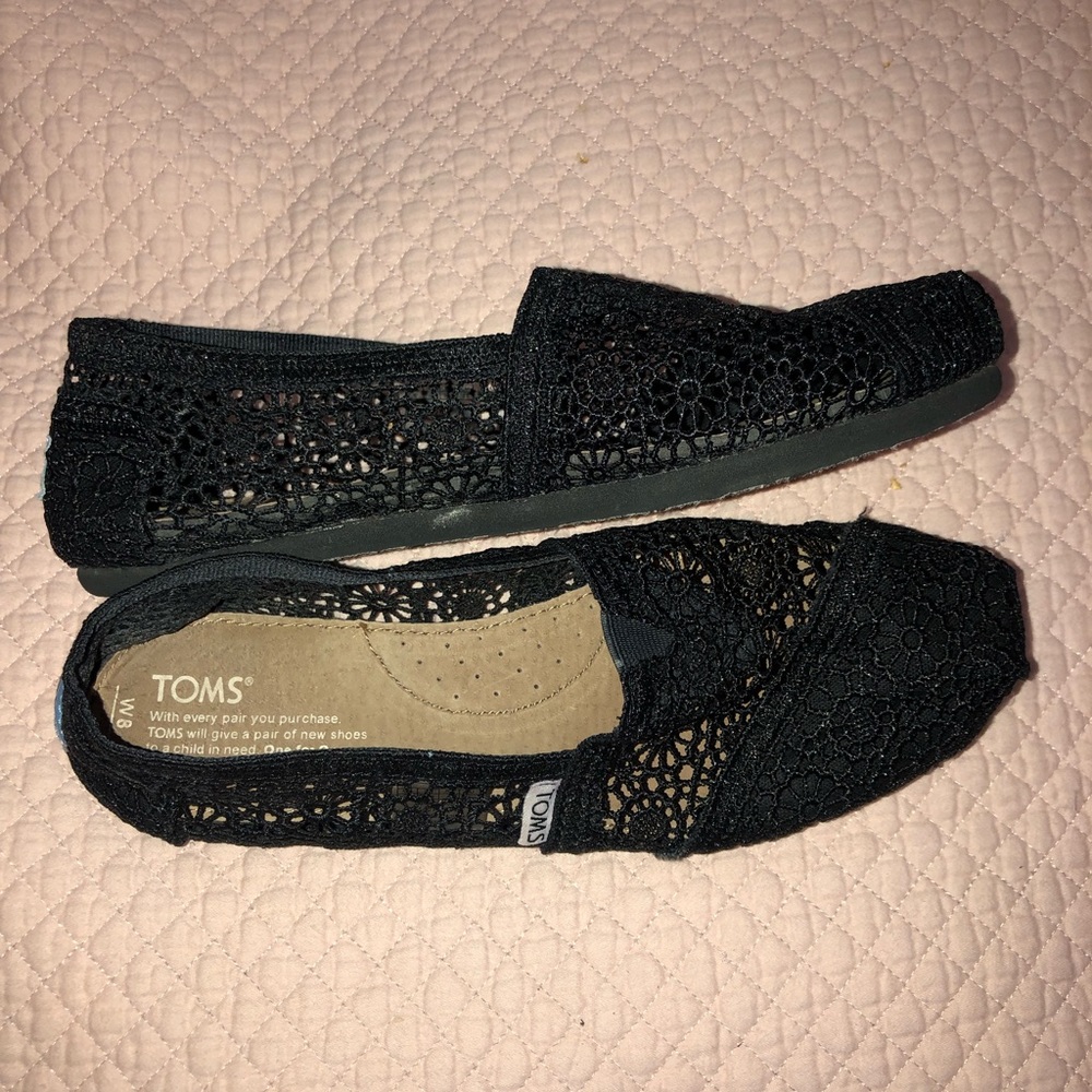 Black Lace Toms
